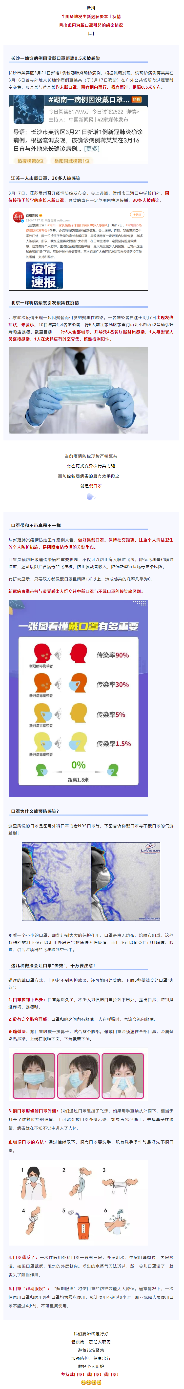 【疫情防控不松懈】距離0.5米被感染！戴口罩真的很重要！.png